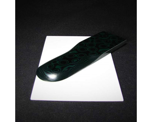 Micarta lining No. 92690 black-dark-green Anaconda 6.2x80x130 mm